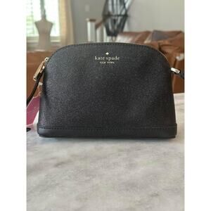 Kate Spade Tinsel Small Dome Crossbody In Black New With Tags